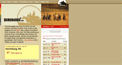 Desktop Screenshot of homorodeo.com